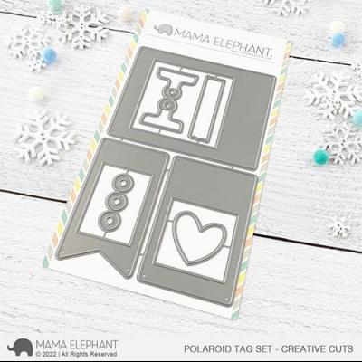 Mama Elephant Creative Cuts - Polaroid Tag Set